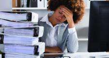 stressed worker