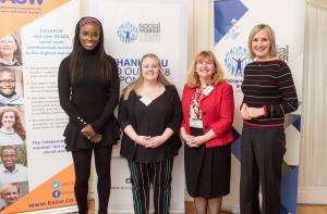( L R) Lorraine Pascale, Rebecca Payne, Maris Stratulis and Caroline Dinenage MP