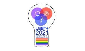 2021 lgbtplus history month logo