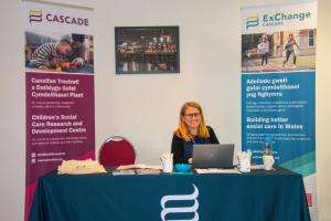 Exhibition area of the BASW Cymru annual conference