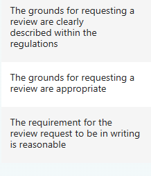 an image of several statements