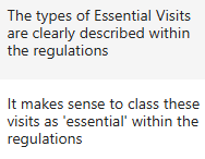 an image of several statements