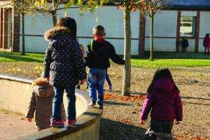 children in playground