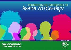 world social work day human relationships Promoting Importance of Human Relationships - World Social Work Day 2019