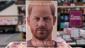 spare A picture of Prince Harry's memoir Spare