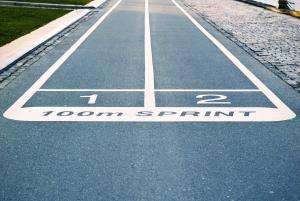 tim gouw gjhizufflm unsplash Image by Tim Gouw depicting a 100m sprint for Tory leadership race