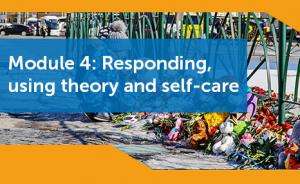 module 4 box image Module 4: Responding, using theory and self-care