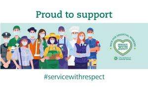 twitter linkedin social media card service with respect Proud to support #ServiceWithRespect - Back Our Essential Workers | The Institute of Customer Service